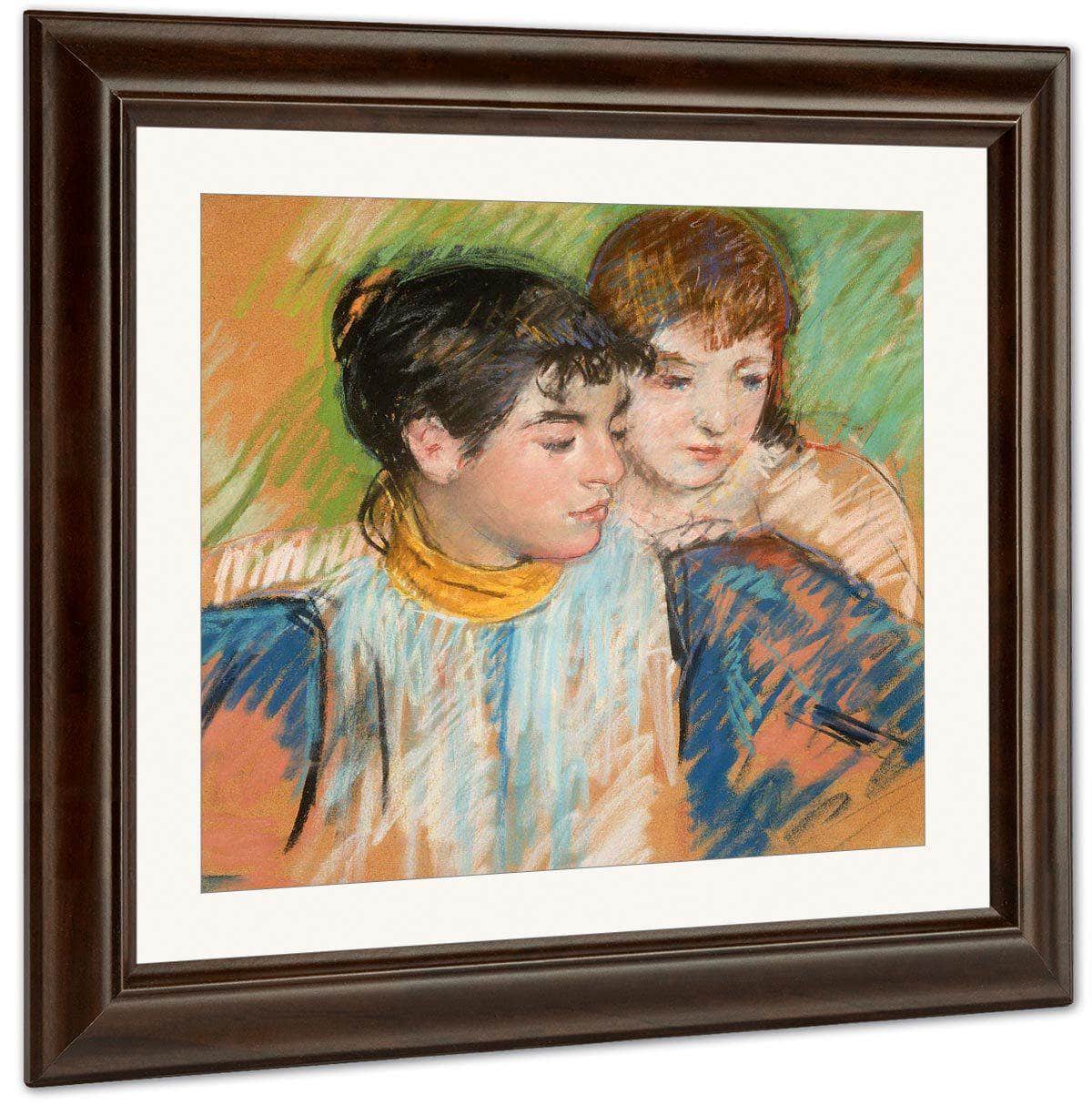 Study For The Banjo By Cassatt Mary Fine Art Print