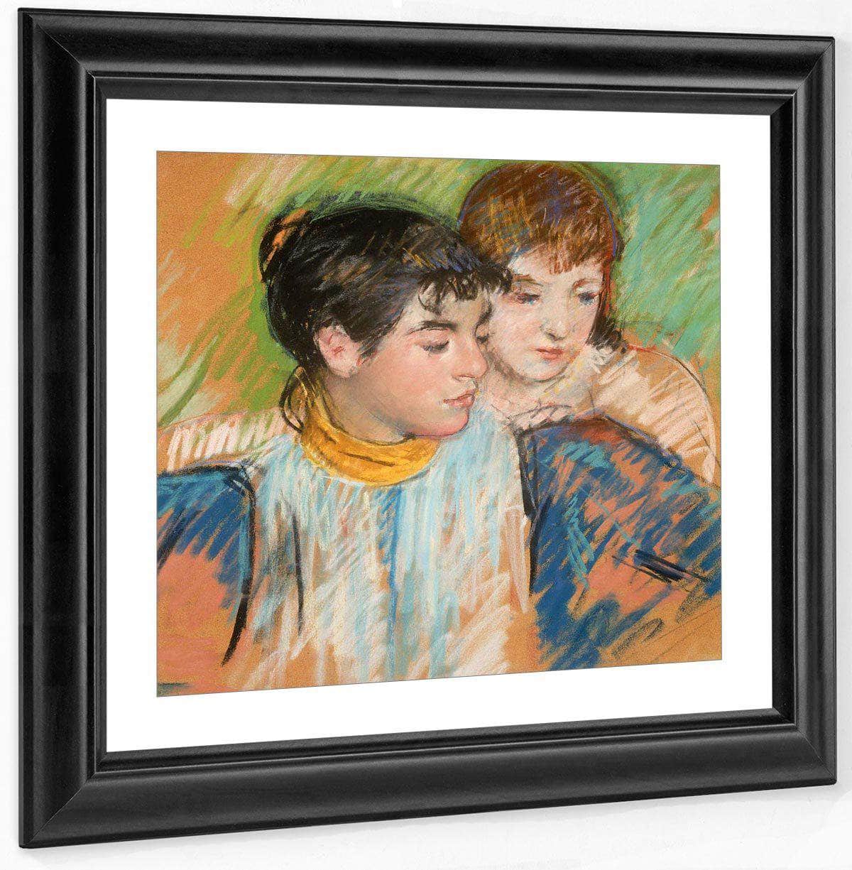 Study For The Banjo By Cassatt Mary Fine Art Print