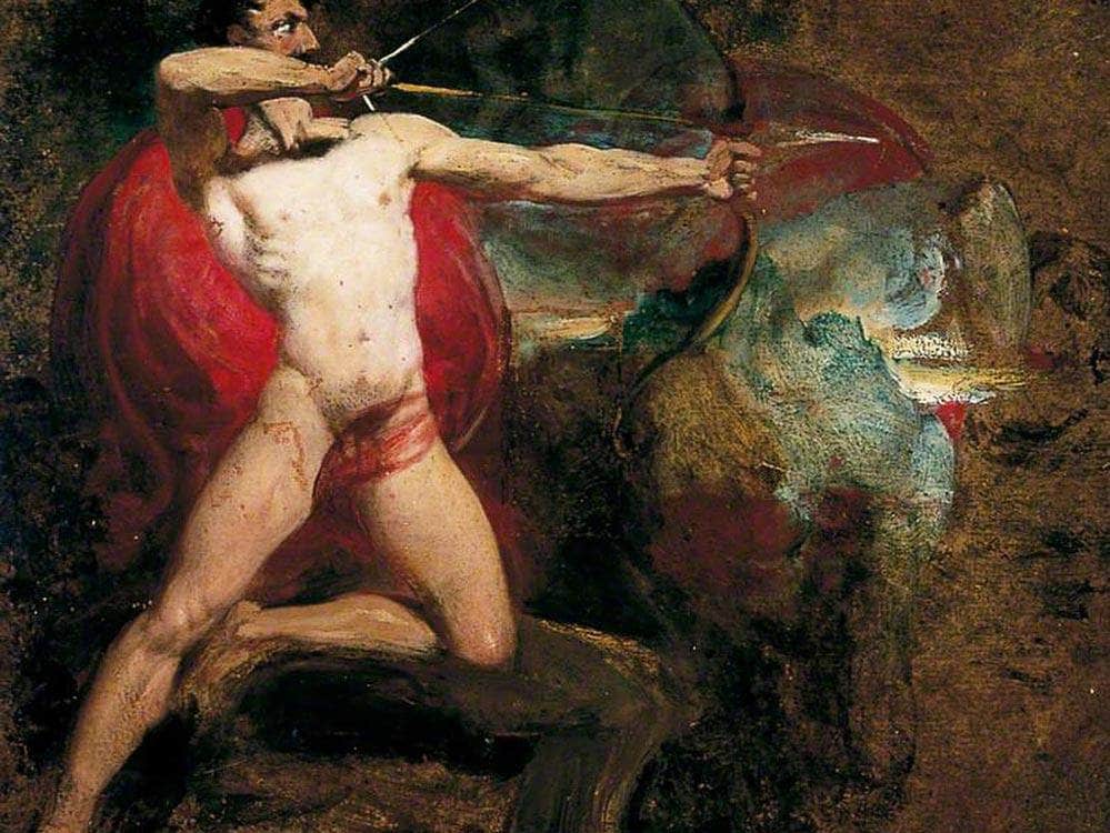 Study For The Bowman By William Etty Fine Art Print