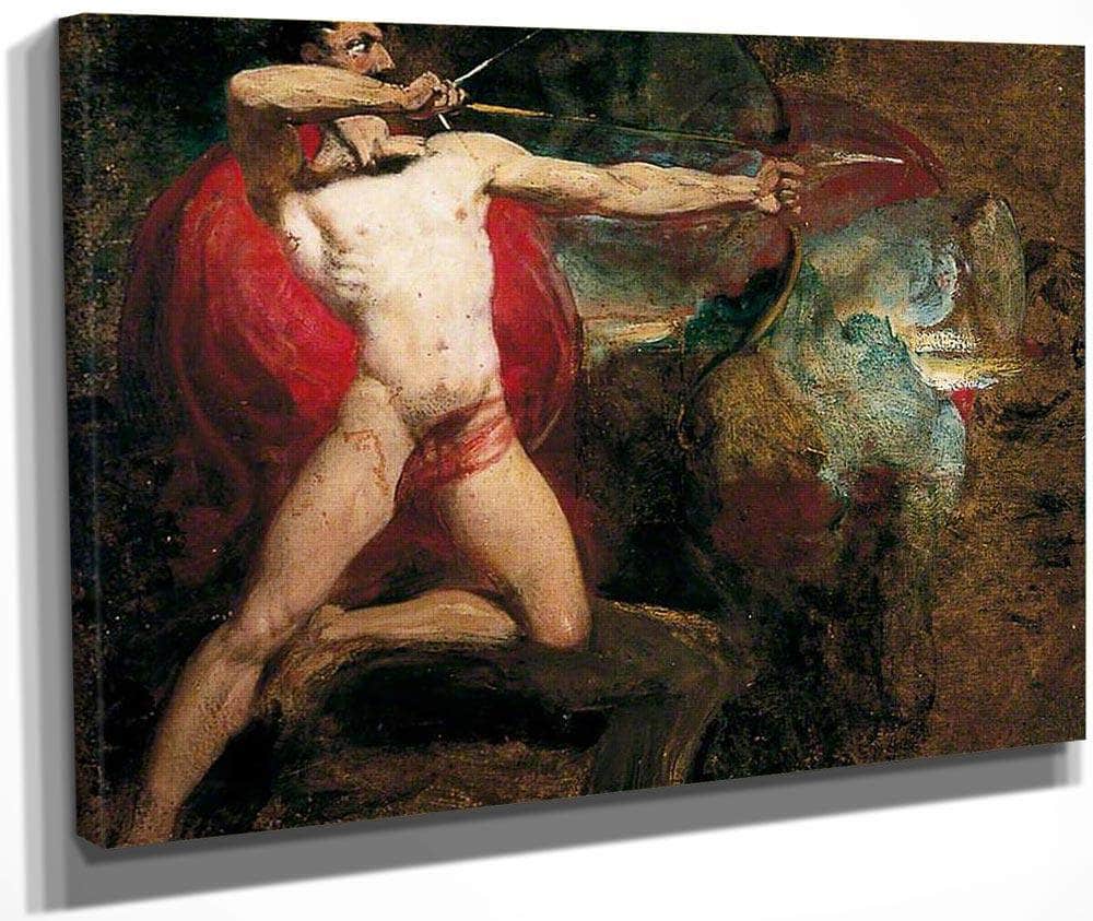Study For The Bowman By William Etty Fine Art Print