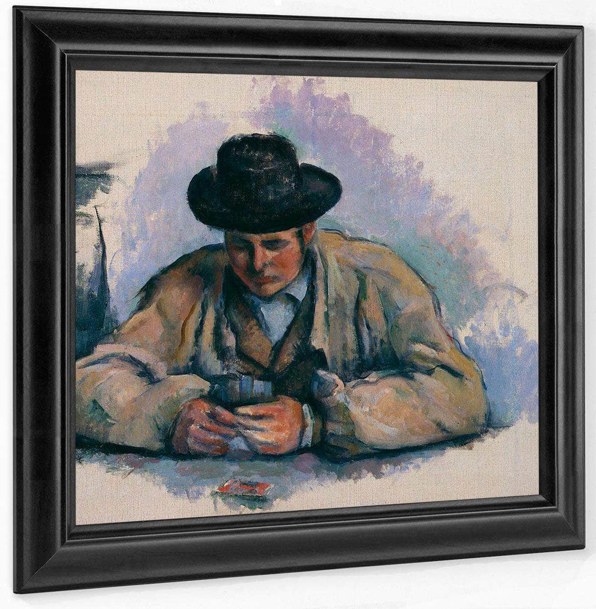Study For The Card Players By Cezanne Paul Fine Art Print