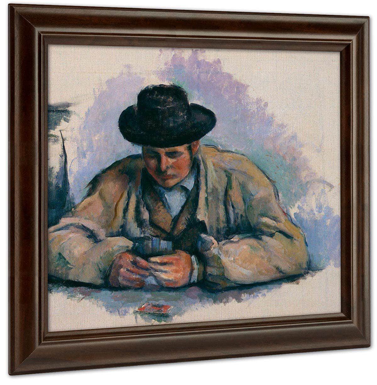 Study For The Card Players By Cezanne Paul Fine Art Print