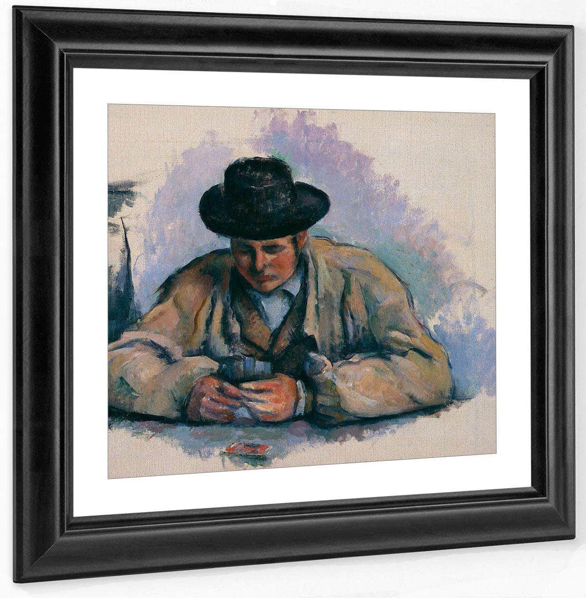Study For The Card Players By Cezanne Paul Fine Art Print