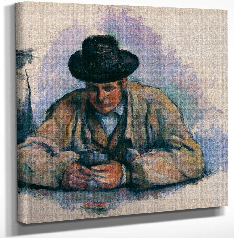 Study For The Card Players By Cezanne Paul Fine Art Print