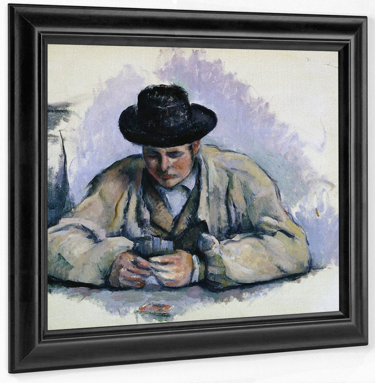 Study For The Cardplayers By Paul Cezanne Fine Art Print