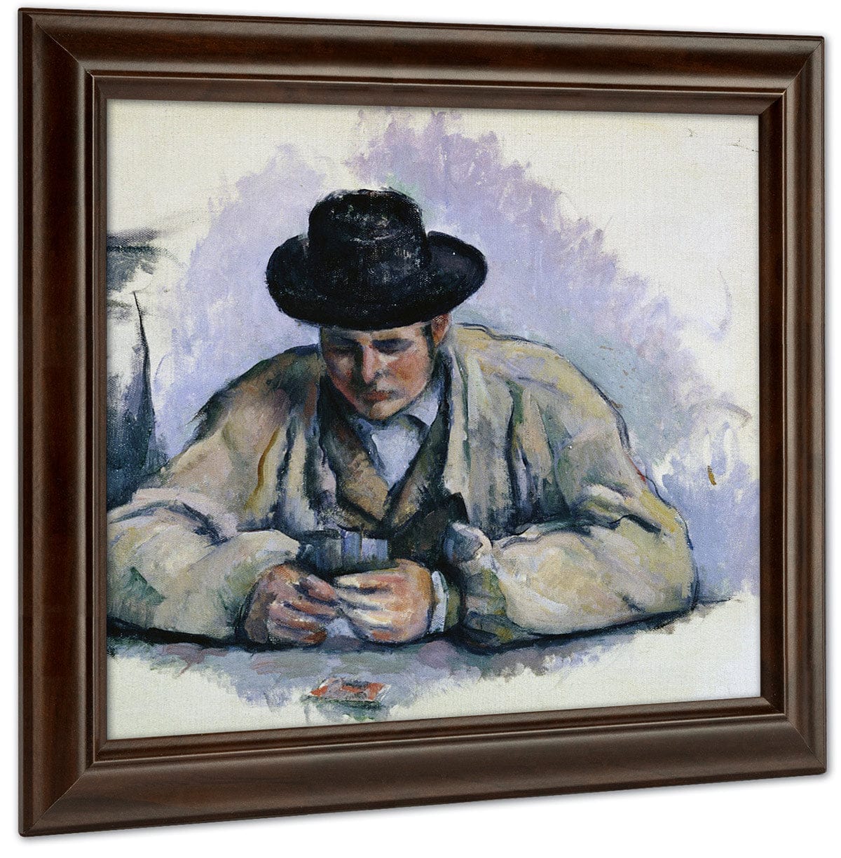 Study For The Cardplayers By Paul Cezanne Fine Art Print