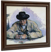 Study For The Cardplayers By Paul Cezanne Fine Art Print