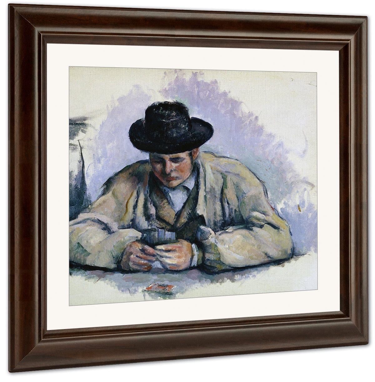 Study For The Cardplayers By Paul Cezanne Fine Art Print