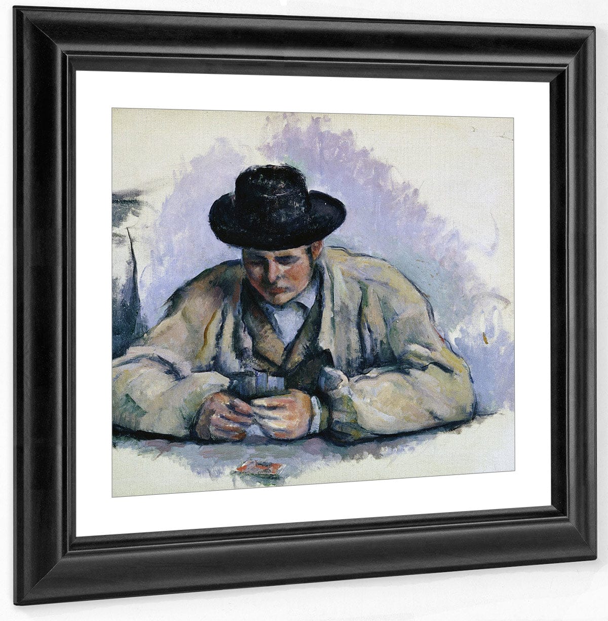 Study For The Cardplayers By Paul Cezanne Fine Art Print