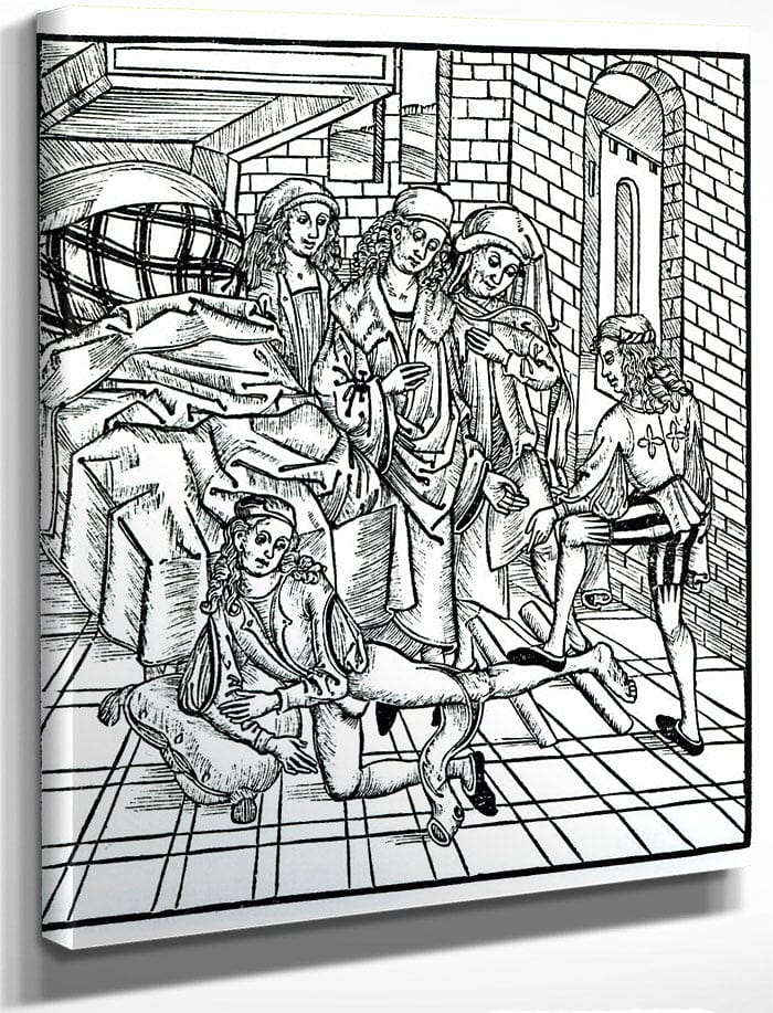 Study For The Death Of Sardanapalus By Ferdinand Victor Eugene Delacroix Fine Art Print