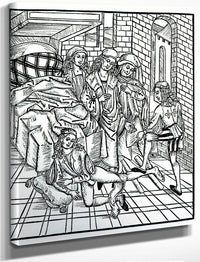 Study For The Death Of Sardanapalus By Ferdinand Victor Eugene Delacroix Fine Art Print