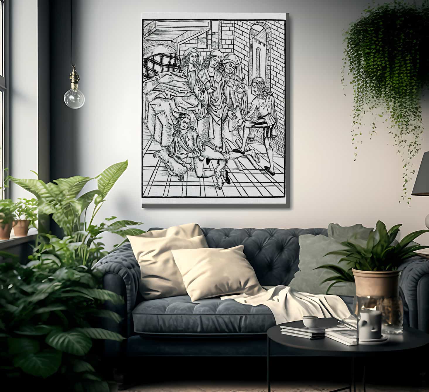 Study For The Death Of Sardanapalus By Ferdinand Victor Eugene Delacroix Fine Art Print