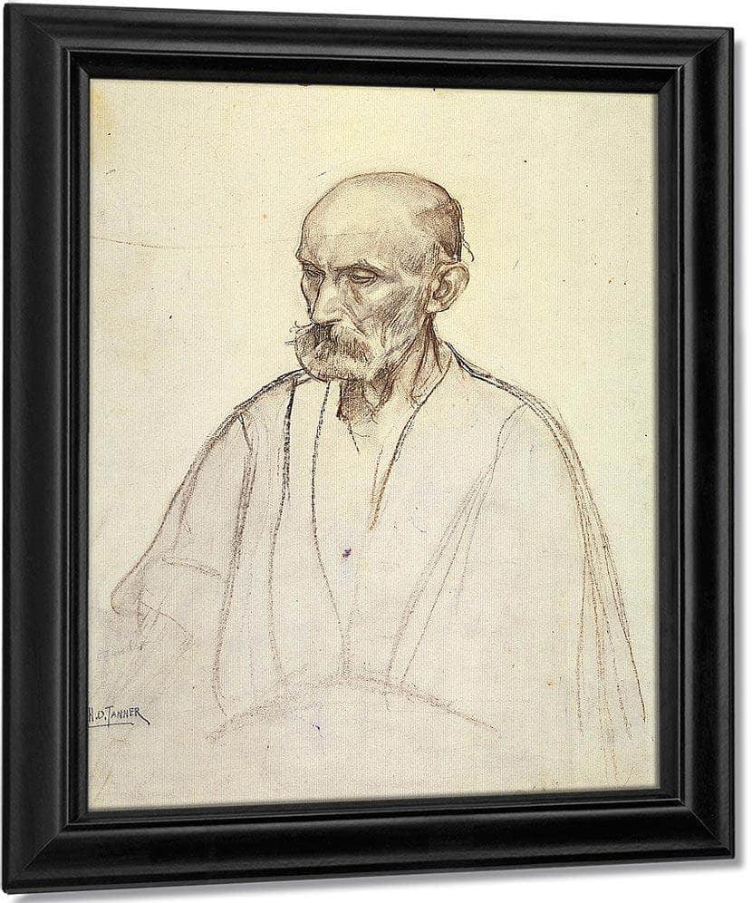 Study For The Disciple Peter By Henry Ossawa Tanner Fine Art Print
