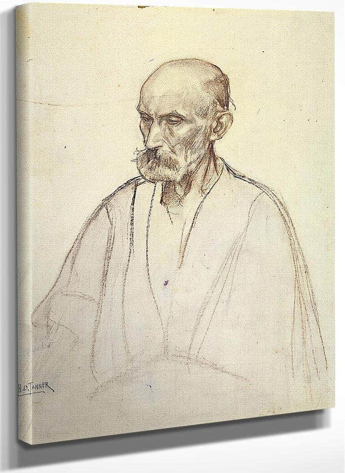 Study For The Disciple Peter By Henry Ossawa Tanner Fine Art Print