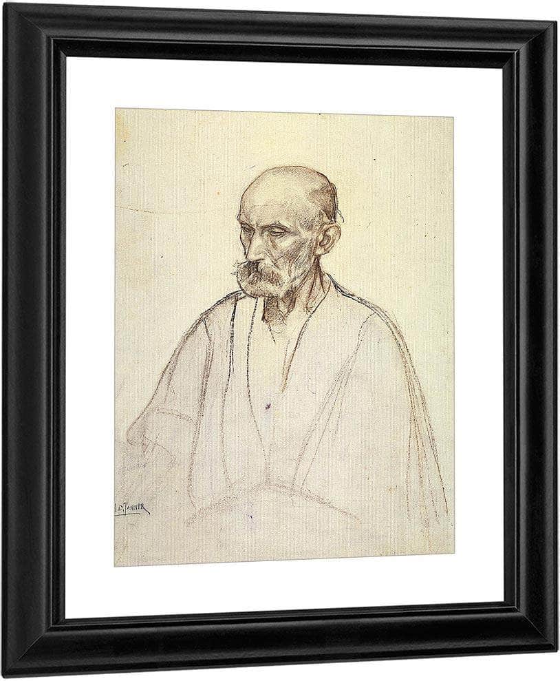 Study For The Disciple Peter By Henry Ossawa Tanner Fine Art Print