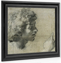 Study For The Head And Hand Of An Apostle By Raphael Fine Art Print