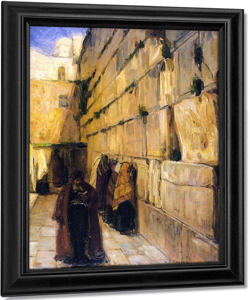 Study For The Jews' Wailing Place By Henry Ossawa Tanner Fine Art Print
