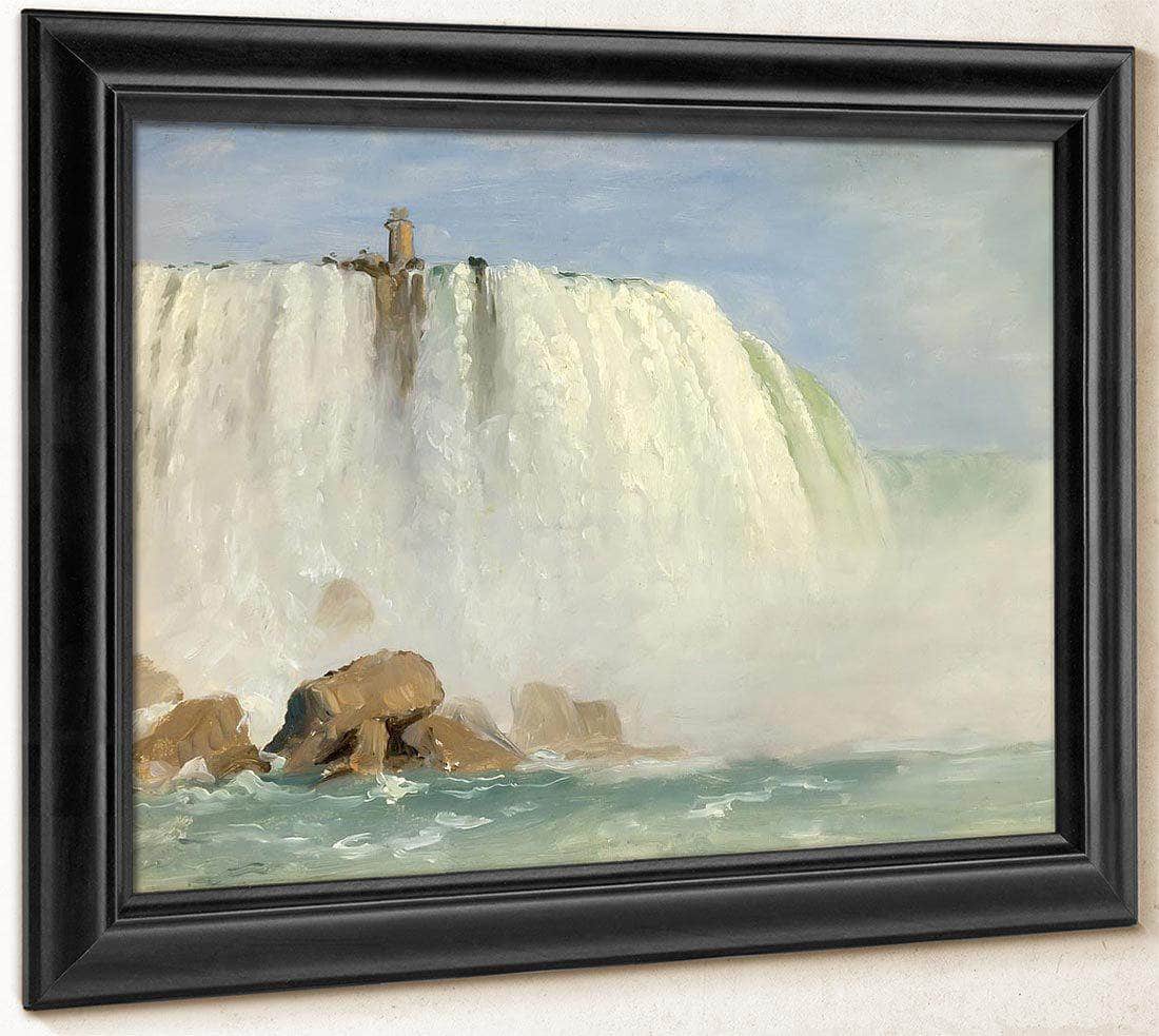 Study For Under Niagra By Frederic Edwin Church Fine Art Print