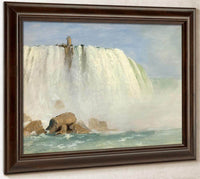Study For Under Niagra By Frederic Edwin Church Fine Art Print