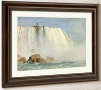 Study For Under Niagra By Frederic Edwin Church Fine Art Print