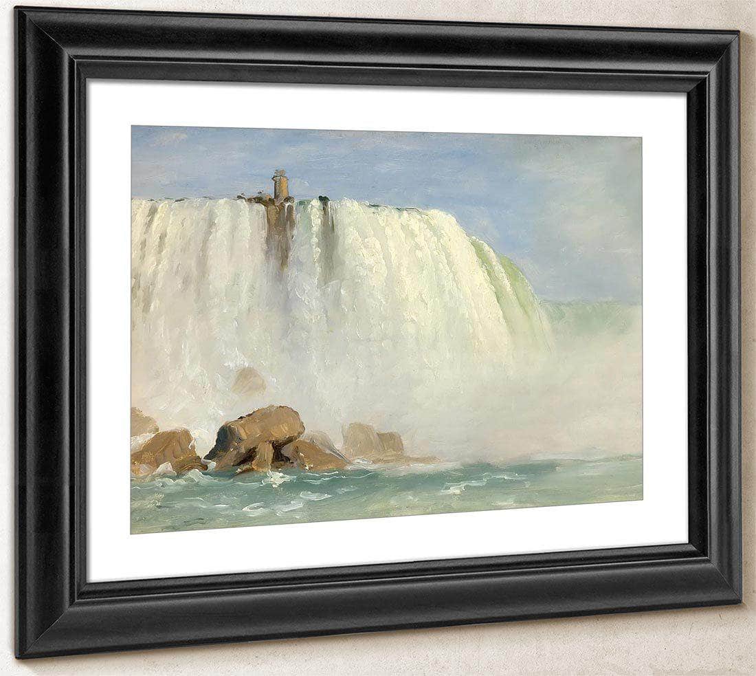 Study For Under Niagra By Frederic Edwin Church Fine Art Print