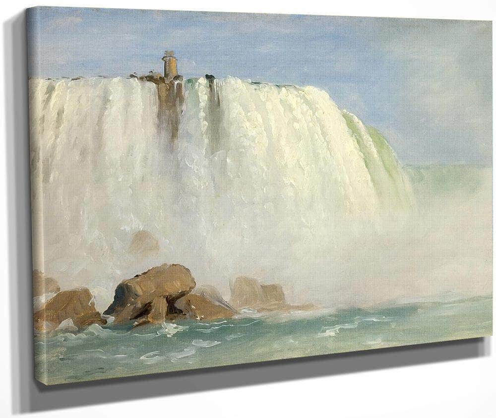 Study For Under Niagra By Frederic Edwin Church Fine Art Print