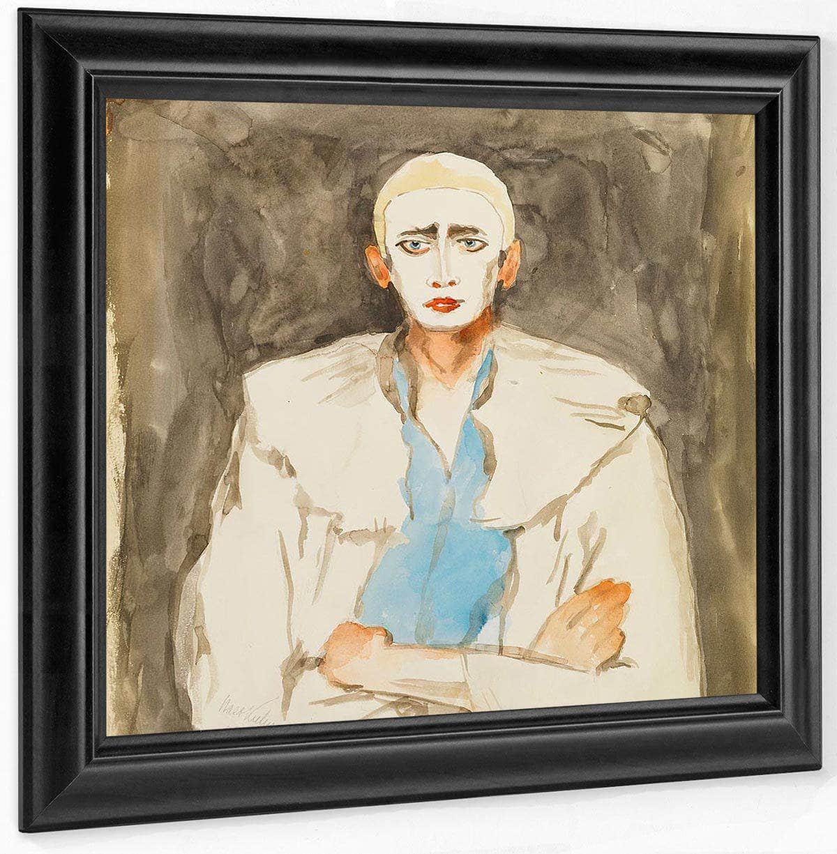 Study For 'Young Clown' By Walt Kuhn Fine Art Print
