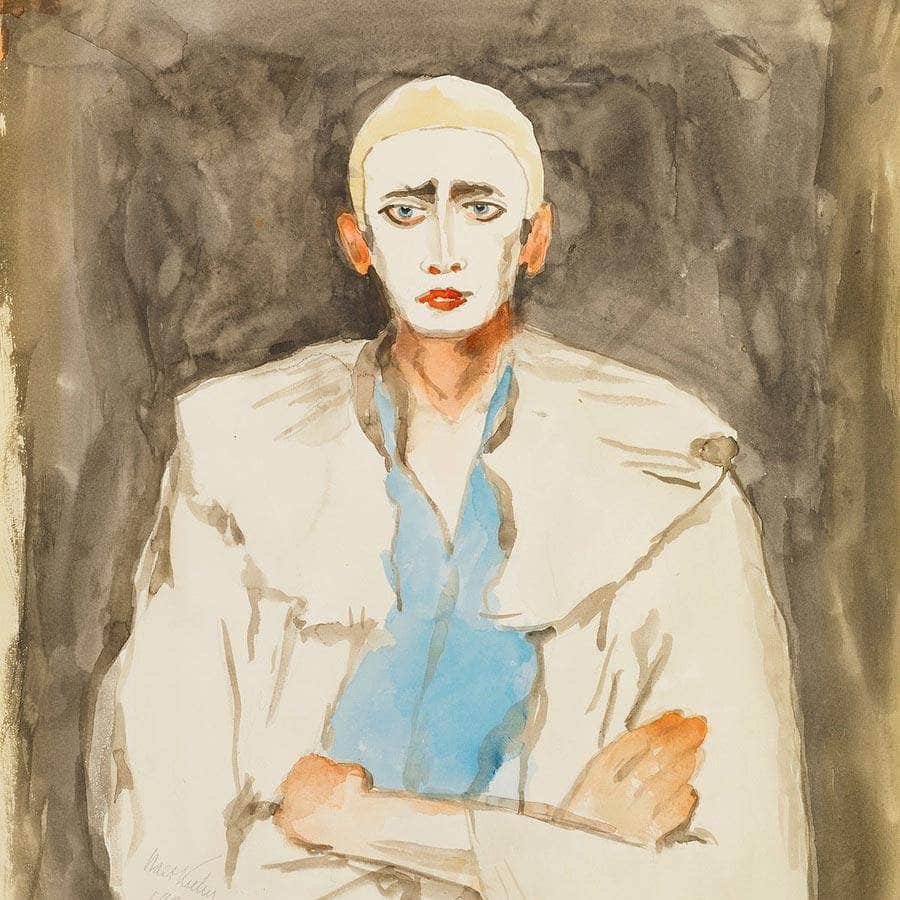 Study For 'Young Clown' By Walt Kuhn Fine Art Print