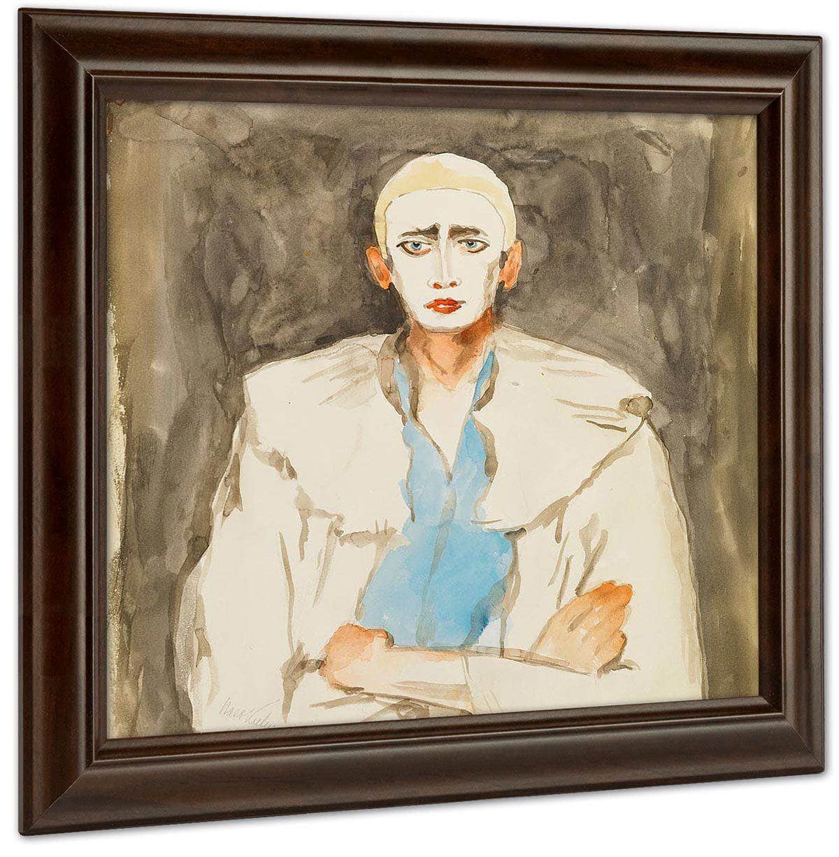 Study For 'Young Clown' By Walt Kuhn Fine Art Print