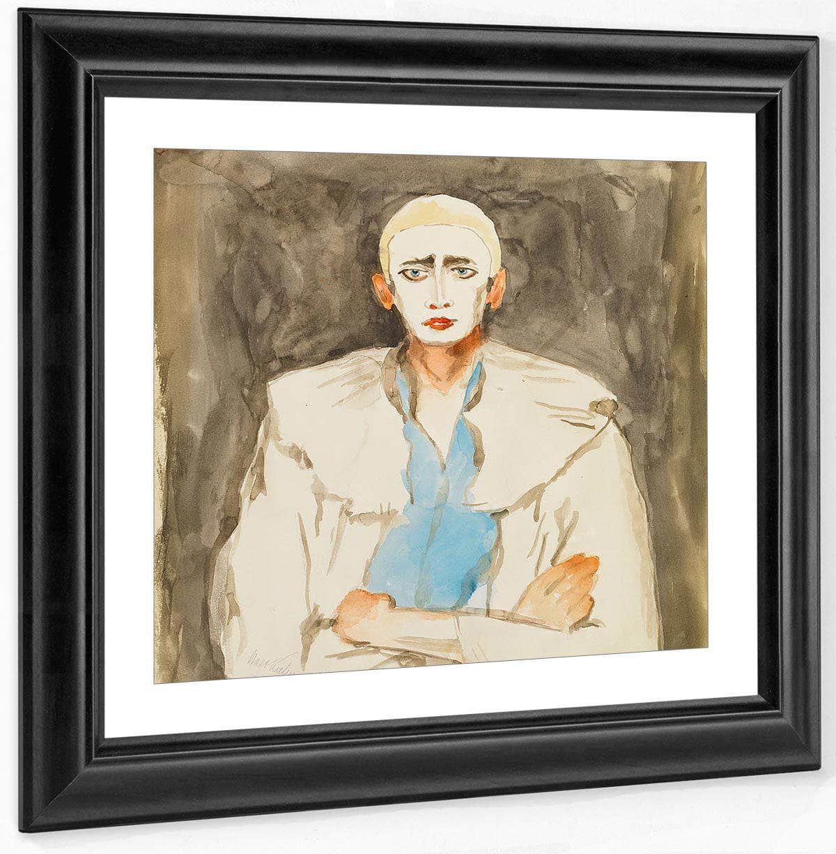 Study For 'Young Clown' By Walt Kuhn Fine Art Print