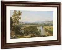 Study, Franconia Mountains From West Campton, New Hampshire By David Johnson Fine Art Print