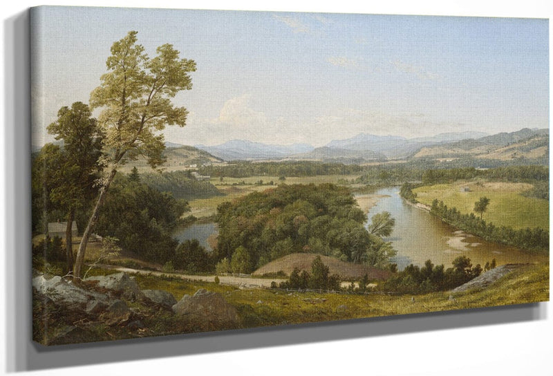 Study, Franconia Mountains From West Campton, New Hampshire By David Johnson Fine Art Print