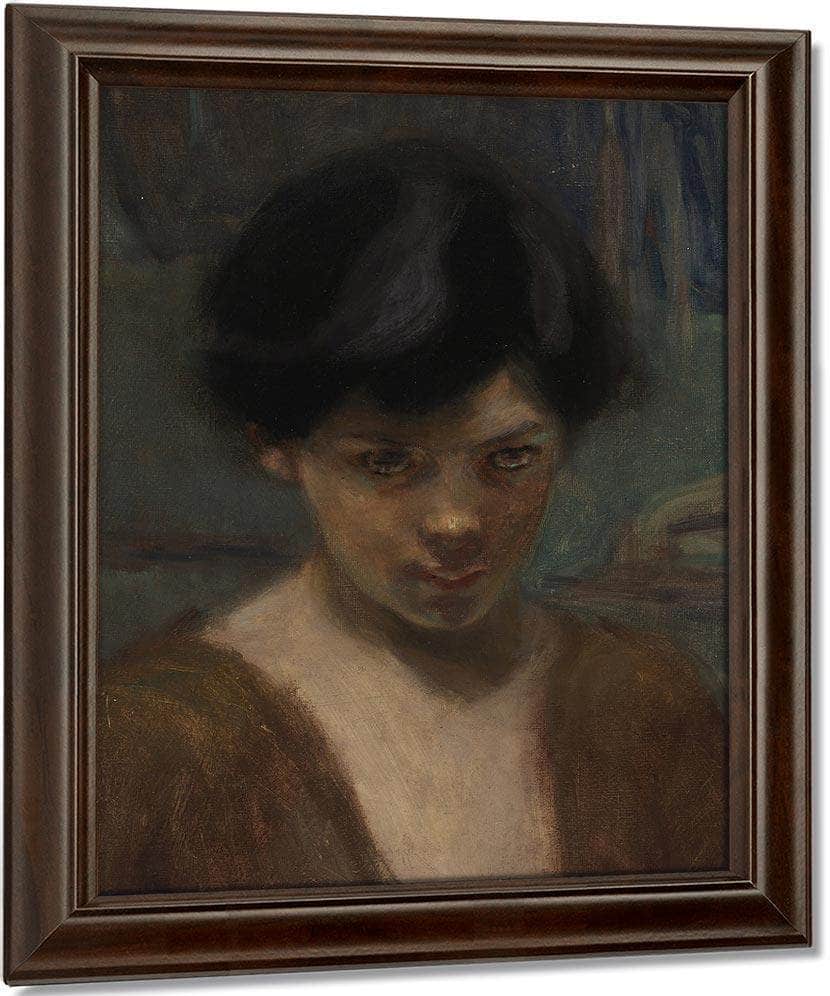 Study Head Of A Boy By Alice Pike Barney Fine Art Print
