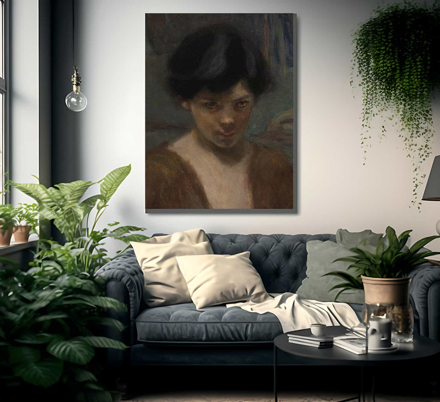 Study Head Of A Boy By Alice Pike Barney Fine Art Print