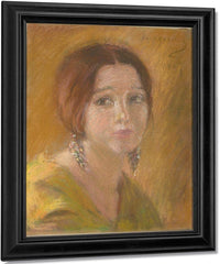 Study Head Of A Woman By Alice Pike Barney Fine Art Print