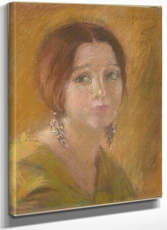 Study Head Of A Woman By Alice Pike Barney Fine Art Print