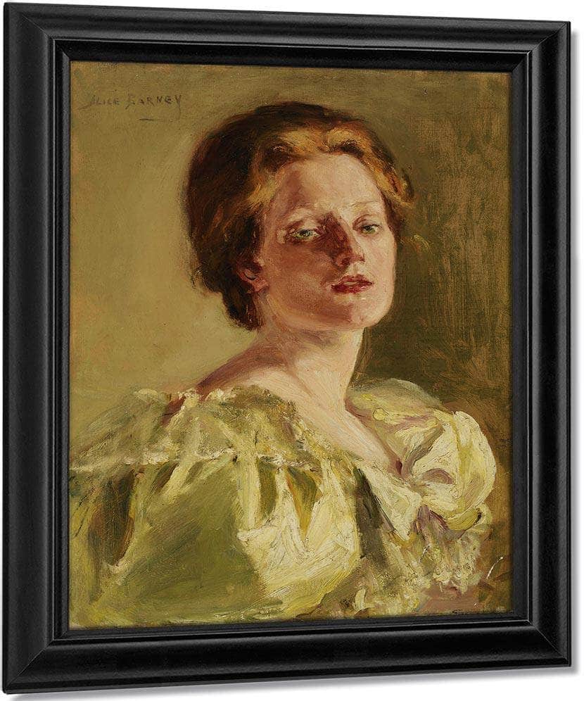 Study In Auburn By Alice Pike Barney Fine Art Print