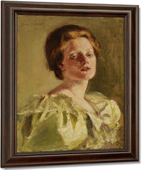 Study In Auburn By Alice Pike Barney Fine Art Print