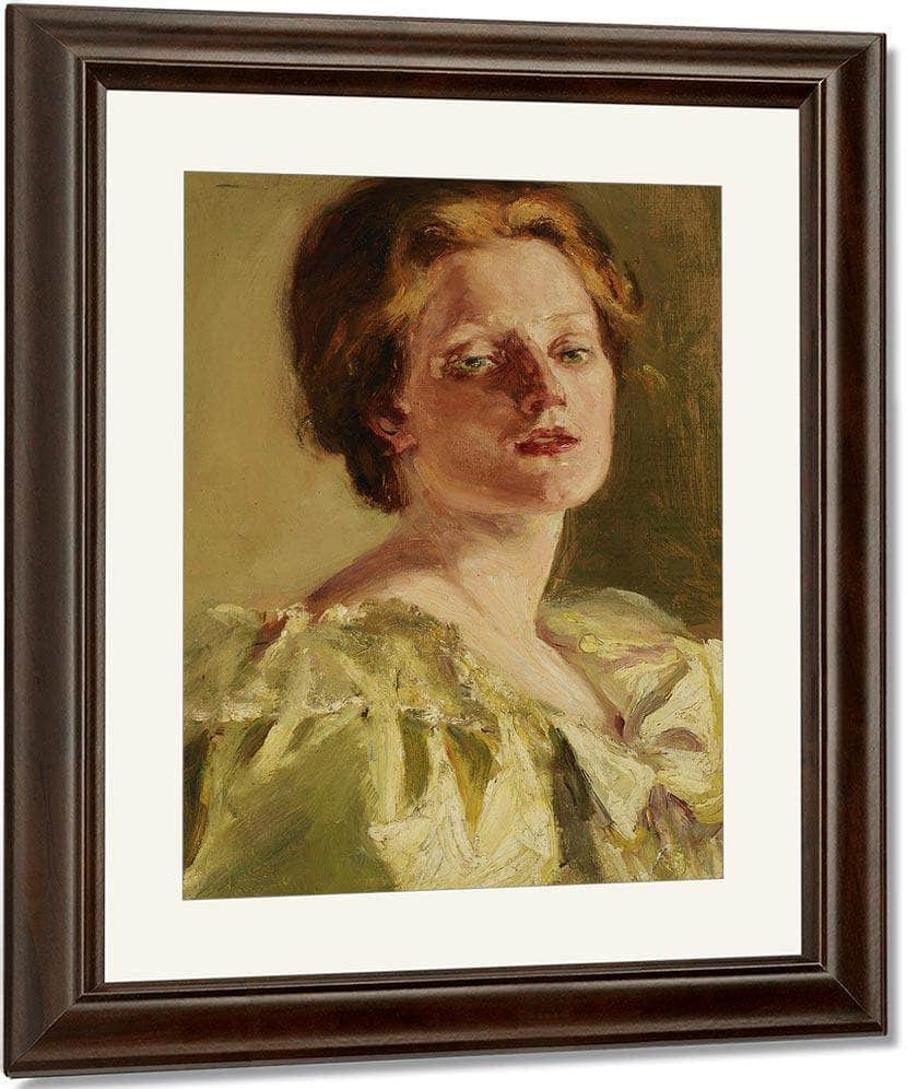 Study In Auburn By Alice Pike Barney Fine Art Print