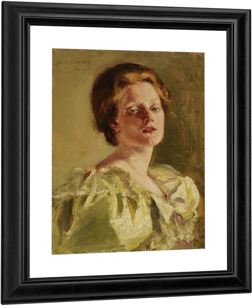 Study In Auburn By Alice Pike Barney Fine Art Print