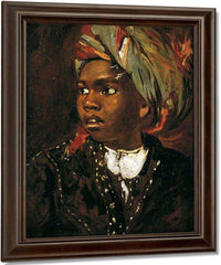 Study Of A Black Boy By William Etty Fine Art Print