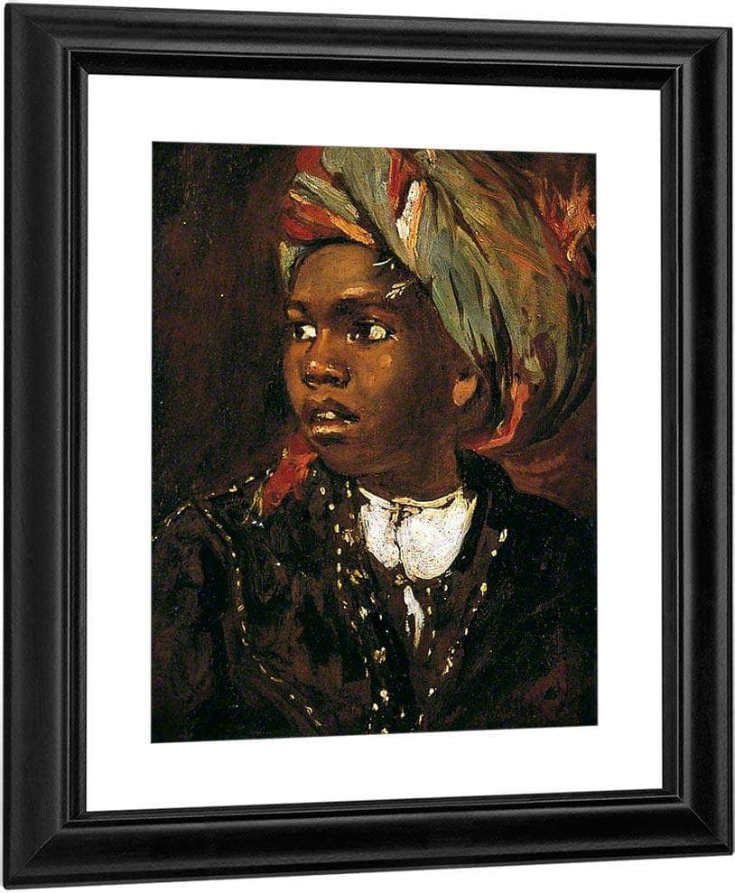 Study Of A Black Boy By William Etty Fine Art Print