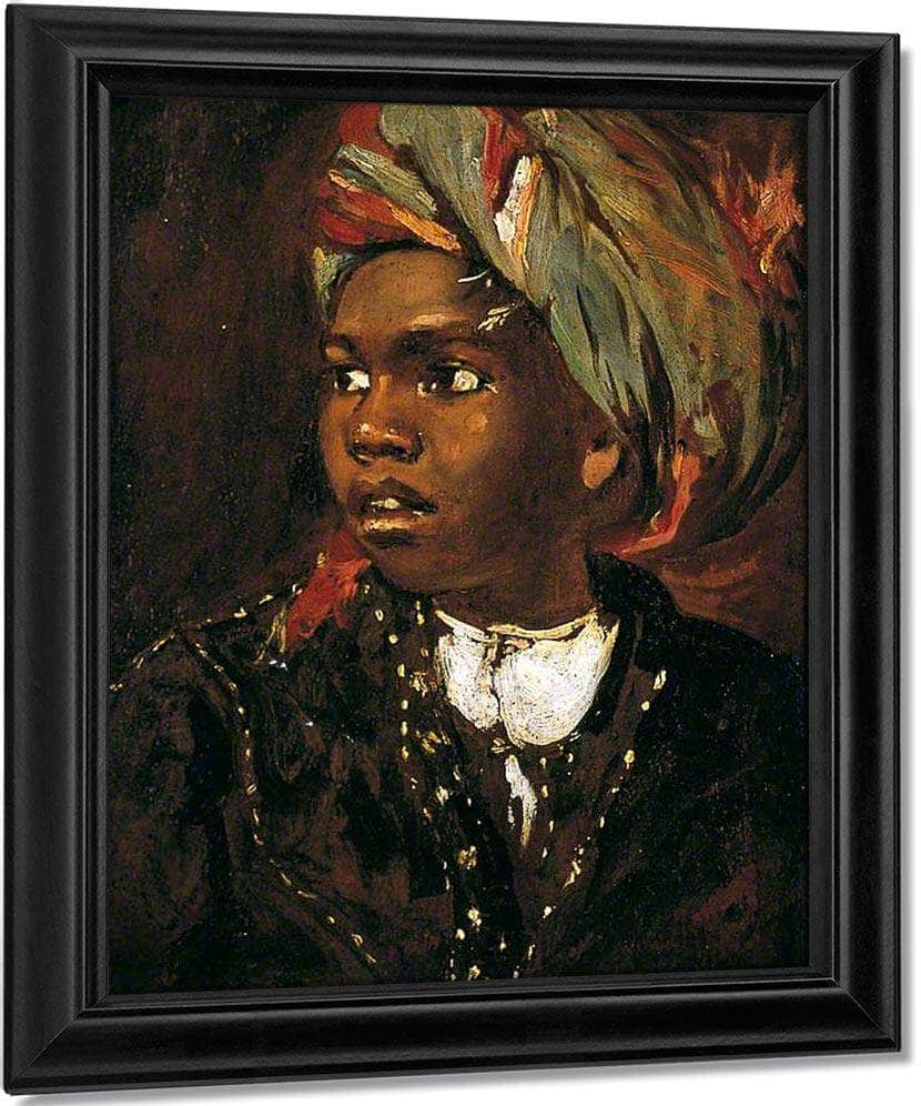 Study Of A Black Boy By William Etty Fine Art Print