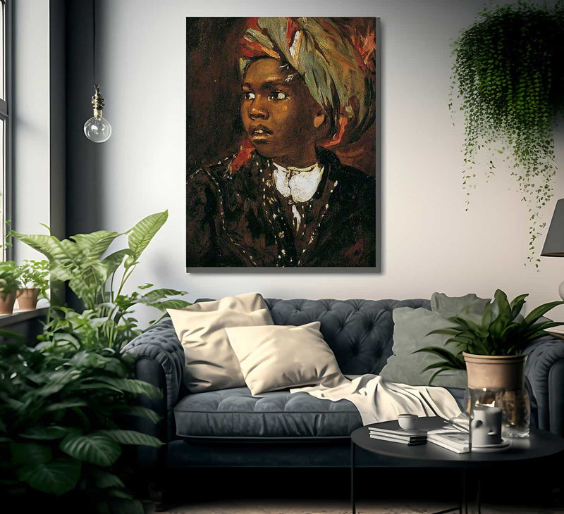 Study Of A Black Boy By William Etty Fine Art Print