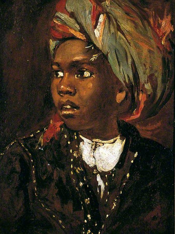 Study Of A Black Boy By William Etty Fine Art Print