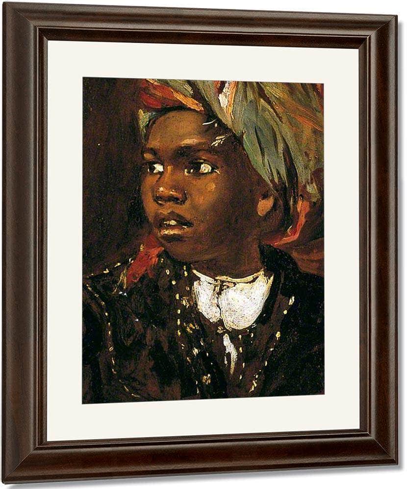 Study Of A Black Boy By William Etty Fine Art Print