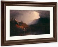 Study Of A Coming Storm On Lake George By Sanford Robinson Gifford Fine Art Print