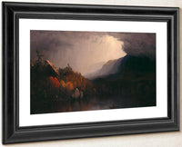 Study Of A Coming Storm On Lake George By Sanford Robinson Gifford Fine Art Print
