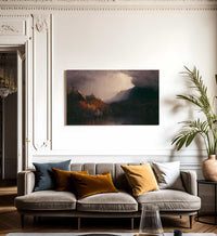 Study Of A Coming Storm On Lake George By Sanford Robinson Gifford Fine Art Print