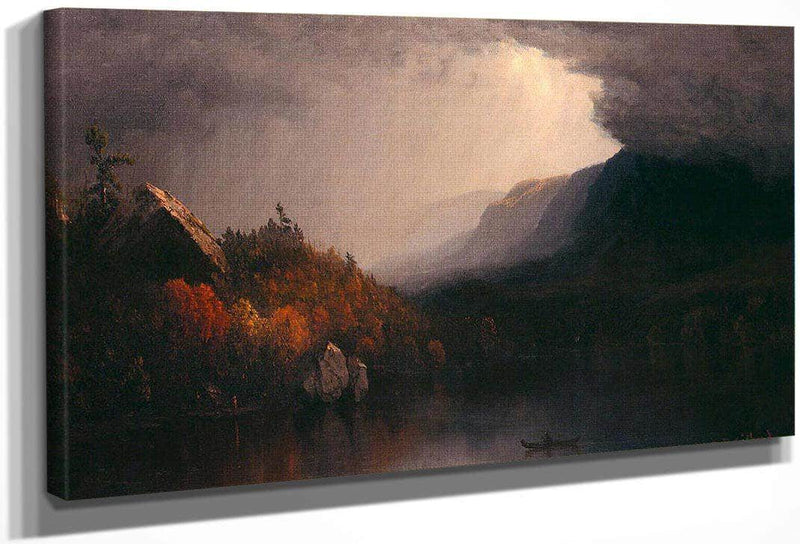 Study Of A Coming Storm On Lake George By Sanford Robinson Gifford Fine Art Print